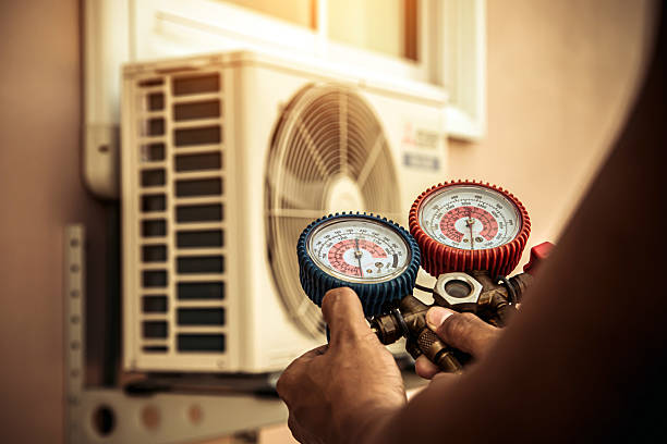 Professional Hvac technician working in Dover, OH